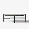 ARO-CT001 metal glass coffee table