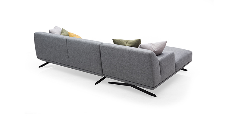 NS0850 Modern Luxury Fabric L-shaped Sofa