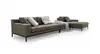 NS0839  Army Green Cotton Linen Sofa