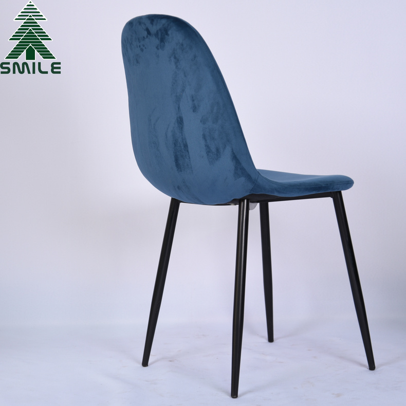 Special Offer Modern Style Velvet And Wood Imitation Dining Chair