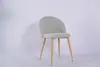 Modern Popular Living Room Wood Grain Transfer Legs Dining Chair