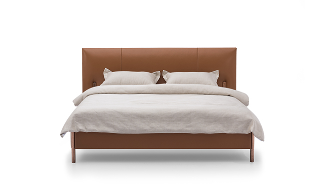 DB8119 Modern Light Luxury Leather Double Bed