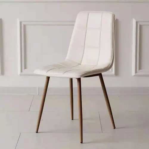 Modern Fabric Grey Dining Chair Leisure Chair