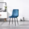 Nordic Style Plastic Indoor Chair Modern Plastic Cushion Dining Chair