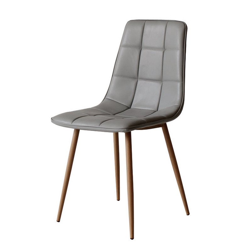 Modern Fabric Grey Dining Chair Leisure Chair