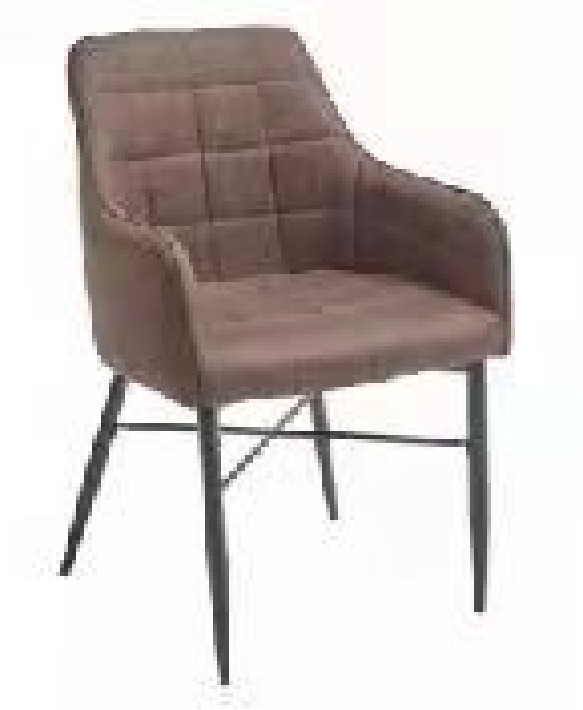 New Design Luxury Velvet Fabric Dining Chairs with Powder Coating Legs