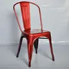 Stackable Vintage Industrial Silla Tolix Cheap Kitchen Metal Dining Chairs