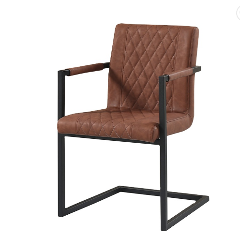 Free Sample Hot Transferred Legs Cheap 10 Piece Brown White Topstitching Dining Chair In Polypropylene Shell