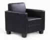 H902-1- Black Leather Armchair