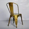 Stackable Vintage Industrial Silla Tolix Cheap Kitchen Metal Dining Chairs