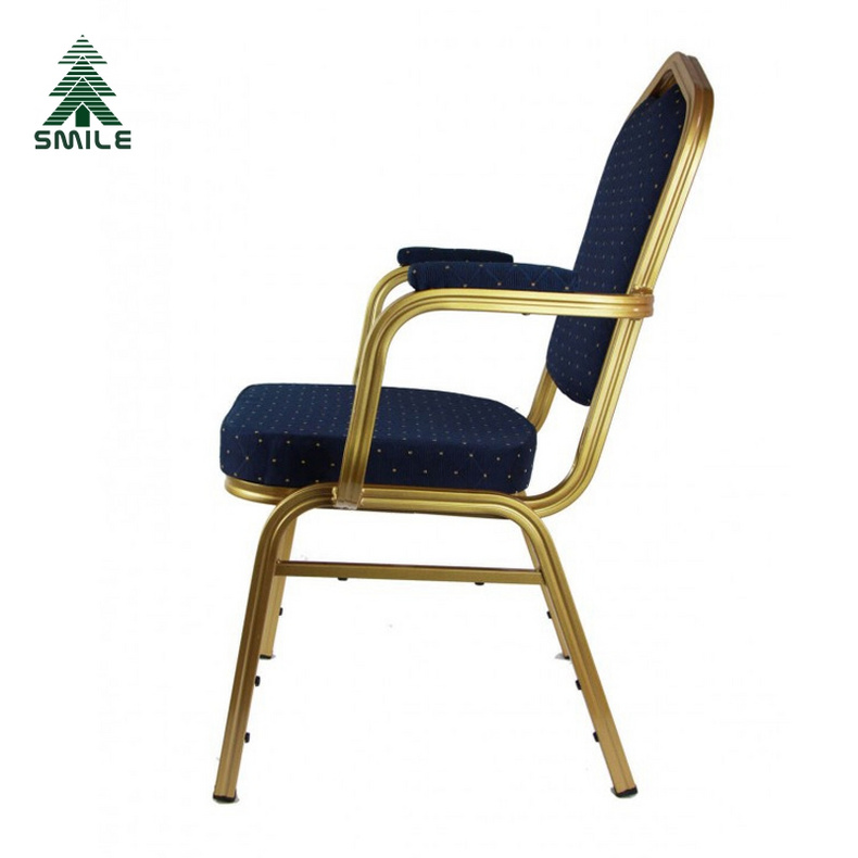 Stackable Champagne Restaurant Hotel Banquet Chair for Wedding