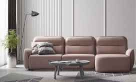 CHIARA Modern Minimalist Three-seater Sofa Set
