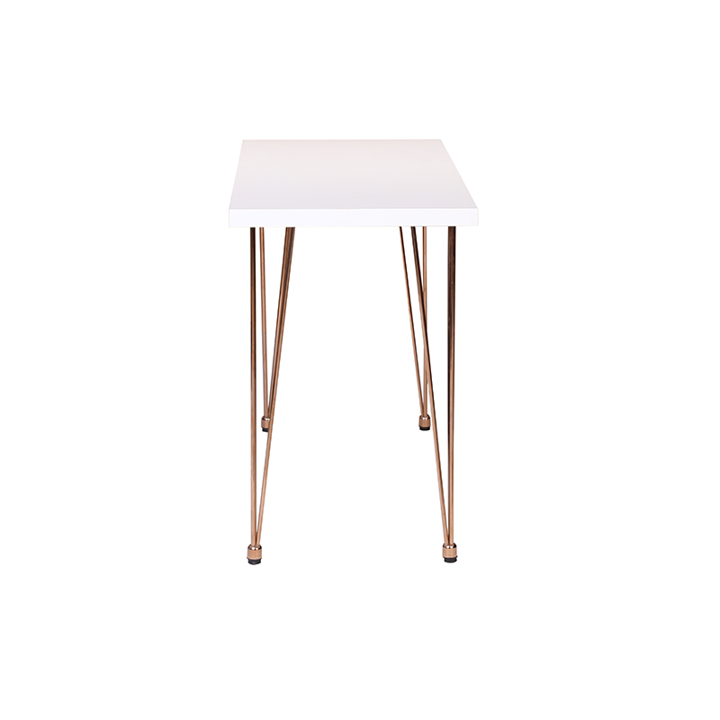HANK UCD7010  High Glossy MDF top with golden legs