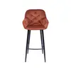 HADLEY UDC9124 Velvet Upholstered Bar stool New Design