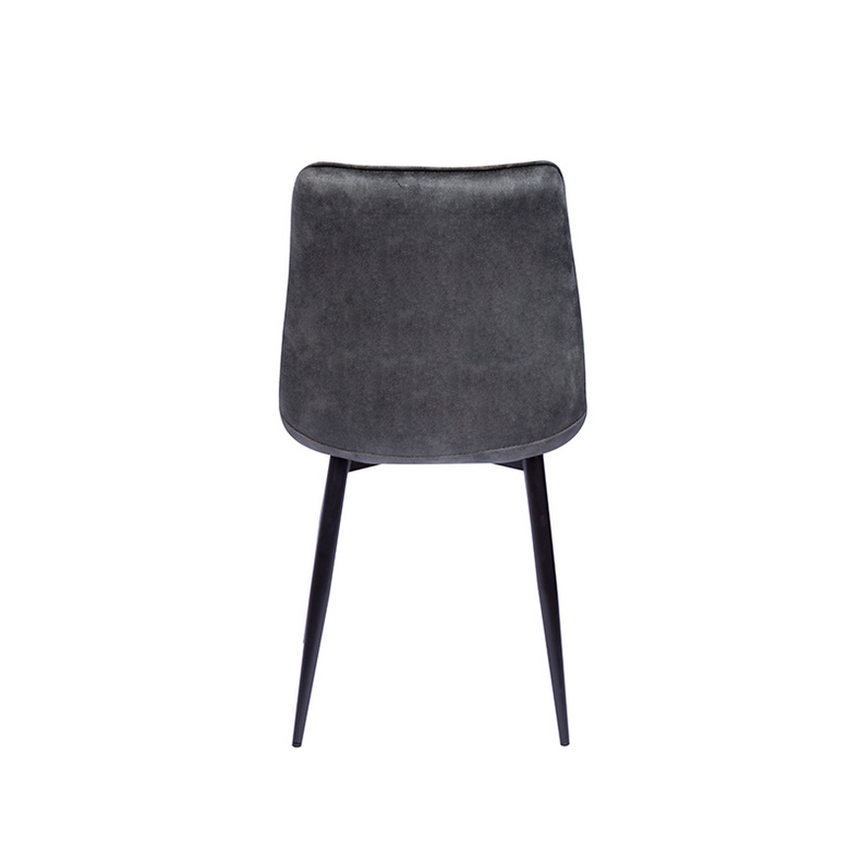 【Copy】 KIM UDC9076 U-LIKE Popular Grey Velvet Dining Chair