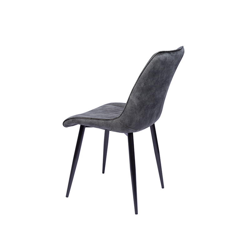 【Copy】 KIM UDC9076 U-LIKE Popular Grey Velvet Dining Chair