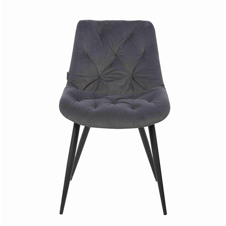 Arno UDC21036 U-LIKE Grey Velvet Fabric Dining Chair