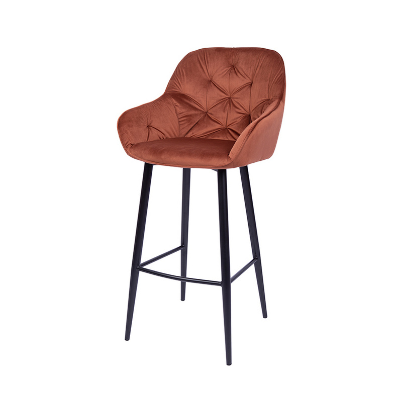 HADLEY UDC9124 Velvet Upholstered Bar stool New Design