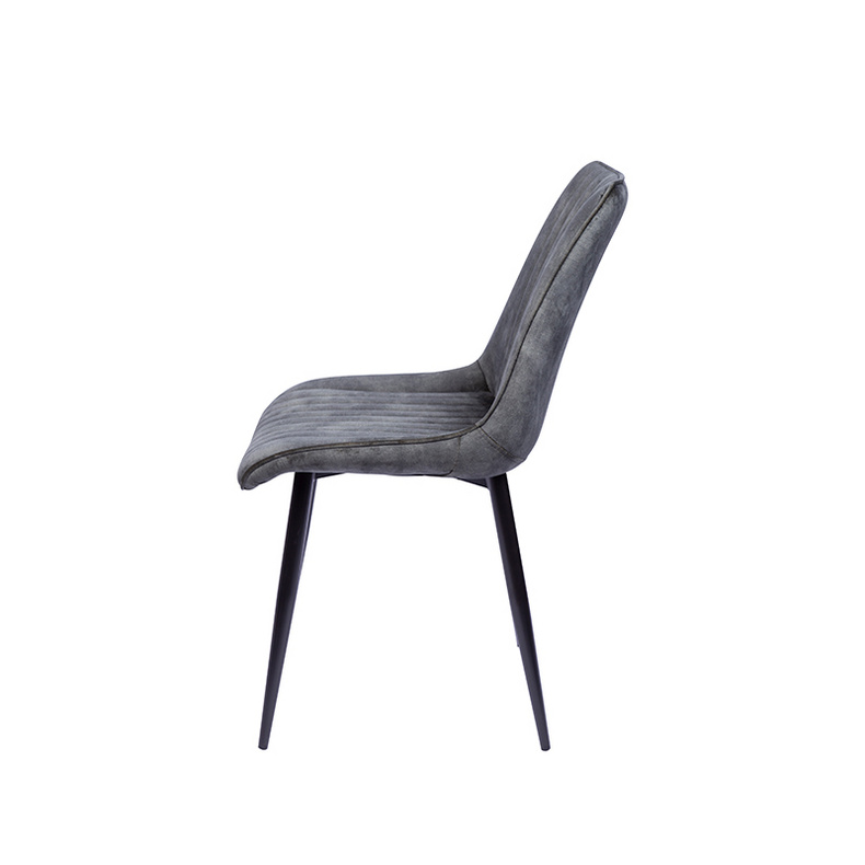 【Copy】 KIM UDC9076 U-LIKE Popular Grey Velvet Dining Chair