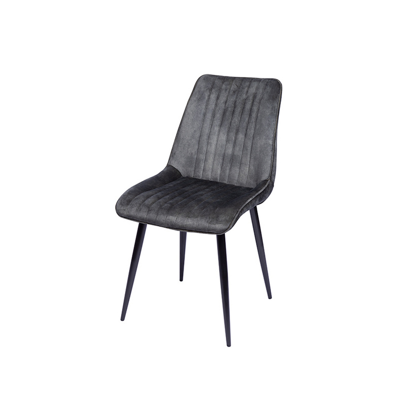 KIM UDC9076 U-LIKE Popular Grey Velvet Dining Chair