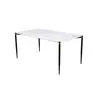 DODGE UDT8094 Glass Marble Dining Table