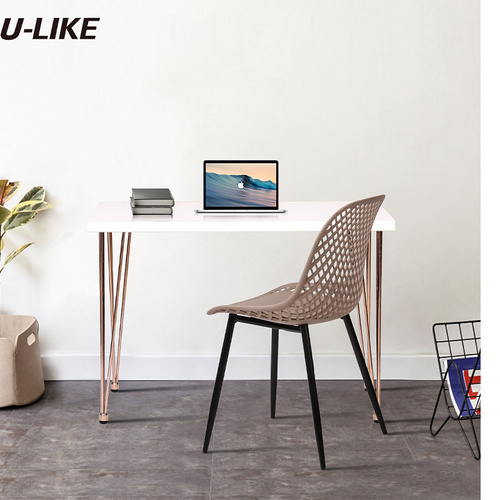 HANK UCD7010  High Glossy MDF top with golden legs