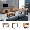 514 Melamine Furniture set with metal leg,including dining table ,TV Standard ,Buffet