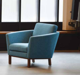 EMBRACE Original Design Exquisite Blue Armchair