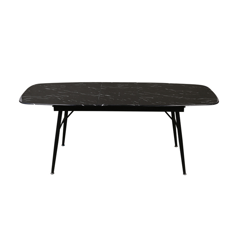 ALCOTT UDT9014 Extension Glass Dining Table