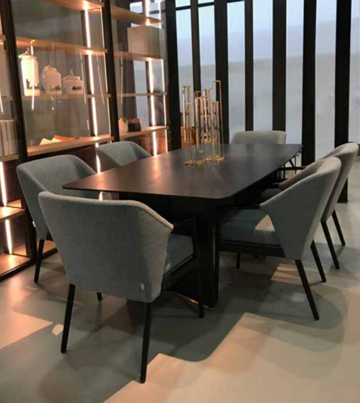 Sophia Modern Dining Room Table and Chairs Set