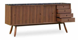 NATURA Modern Minimalist TV Cabinet with Four Drawers