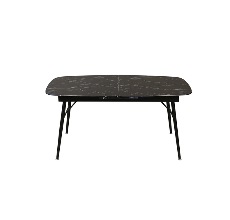 ALCOTT UDT9014 Extension Glass Dining Table