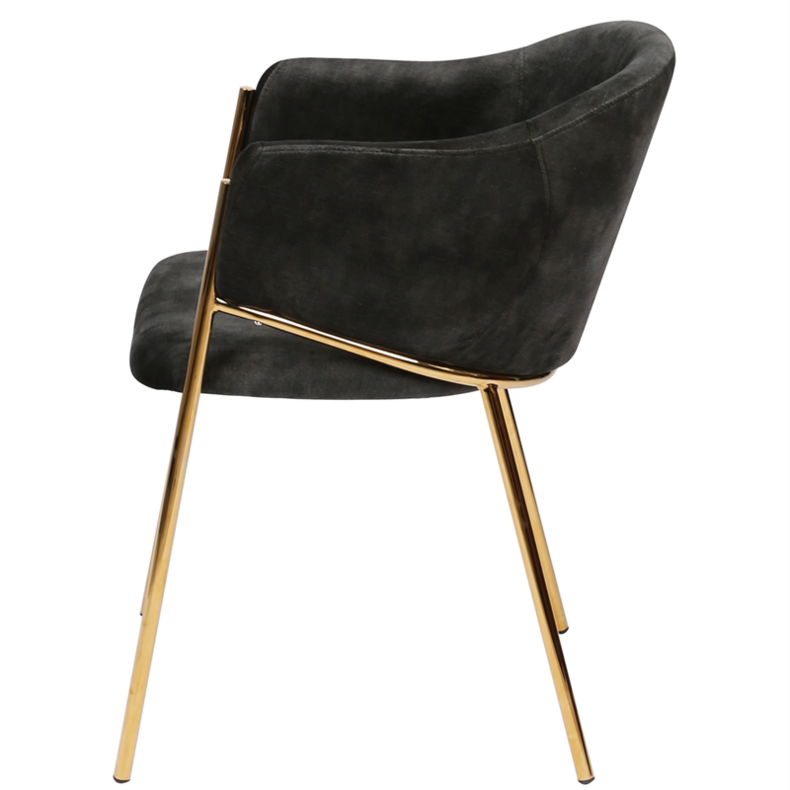 Kronos dining chair velvet golden UDC8158