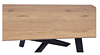 BASEL natural vintage extension dining table UDT8016