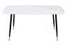 AURORA UDT8076 Modern marble glass dining table