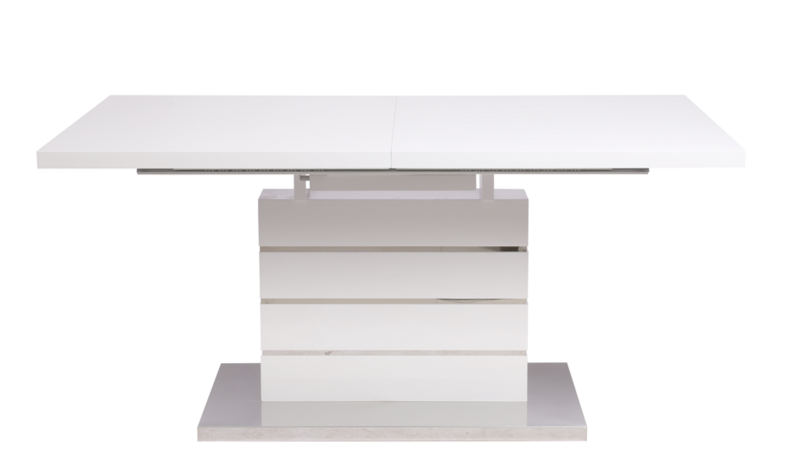 LOCARNO modern extension stainless steel high end table UDT8020