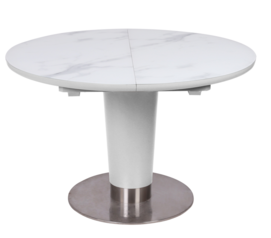 LUNA morden marble glass dining table UDT8064