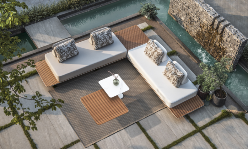 New Freedom Outdoor Graden Two-seater Sofa