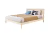 Wholesale home funiture modern hotel solid wood bed Frame with headboard bedroom wooden king size queen size bed Frame BO-07