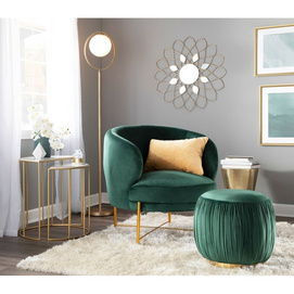 New Design Egg Shaped Sofas,Armchair Round Velvet Luxury Lounge Chairs Ottoman