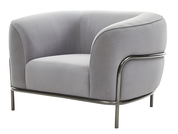 Leisure Sofa  Chair with stainless steel base YS-13A