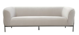 Modern 3 Seater Sofa with Stainless Steel Base YS-13B