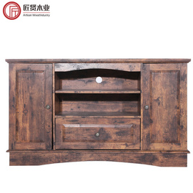 TV Stand with Hidden Compartment Wooden Unit Tv Cabinet Modern