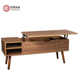 modern lift up coffee table multifunction adjustable extendable pop up lift top coffee table