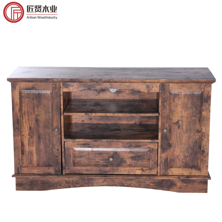 TV Stand with Hidden Compartment Wooden Unit Tv Cabinet Modern