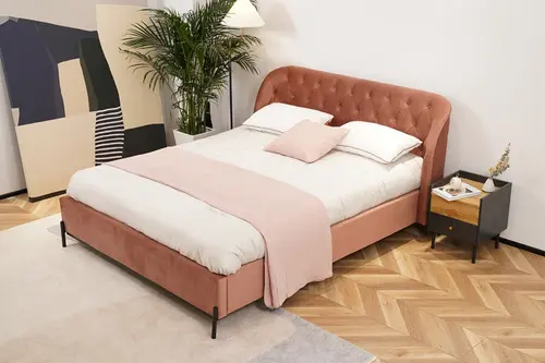 Loren Velvet tufted king size beds Original design