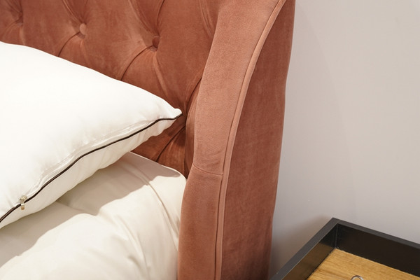 Loren Velvet tufted king size beds Original design