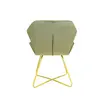 Designer Velvet Upholstered Restaurant Dining Chair,Hotel Modern Coffee Chair With Gold Leg
