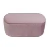 Living room bedroom ottoman bench French Pink Velvet Storage Benches