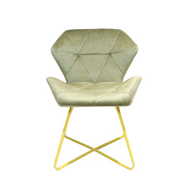 Modern simple velvet lattice chair